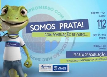 Lagarto conquista pontuação de ouro no Selo Nacional Compromisso com a Alfabetização